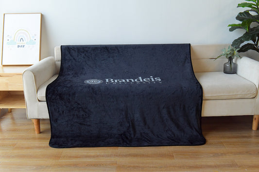 Brandeis fleece blanket.  Brandeis gifts.